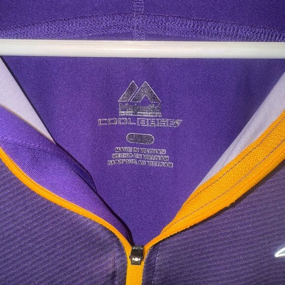 Minnesota Vikings Majestic Cool Base 1/2 Zip Pullover Men L Purple - Picture 3 of 6
